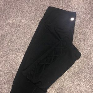 Champion Capri Leggings with side crosshatch